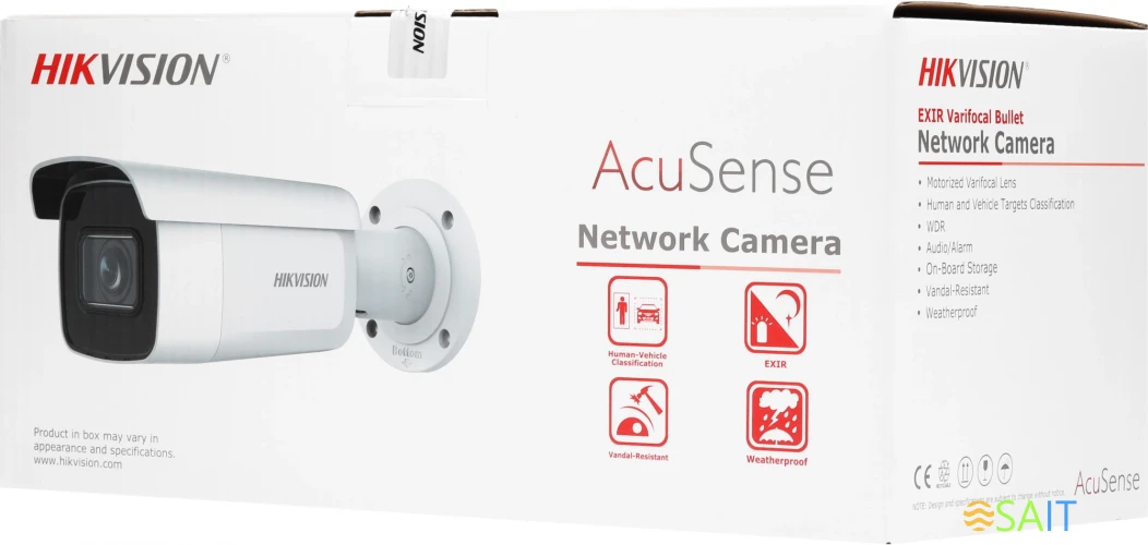 Камера видеонаблюдения IP Hikvision DS-2CD2643G2-IZS 2.8-12мм цв. корп.:белый