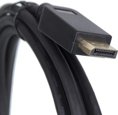 Кабель 1.2v ver2.0 DisplayPort (m) HDMI (m) 3м черный