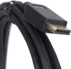 Кабель 1.2v ver2.0 DisplayPort (m) HDMI (m) 3м черный