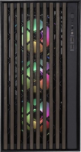 Корпус Formula TimberLine T0 черный без БП ATX 6x120mm 6x140mm 2xUSB3.0 audio bott PSU