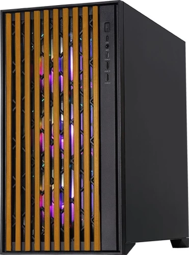 Корпус Formula TimberLine T0 черный без БП ATX 6x120mm 6x140mm 2xUSB3.0 audio bott PSU