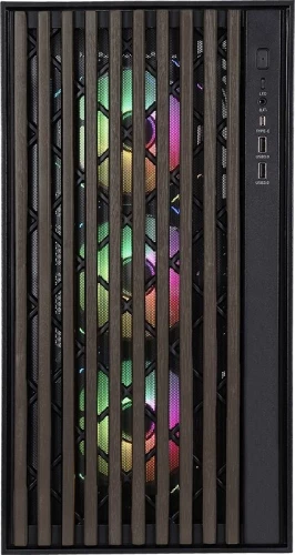 Корпус Formula TimberLine T0 черный без БП ATX 6x120mm 6x140mm 2xUSB3.0 audio bott PSU