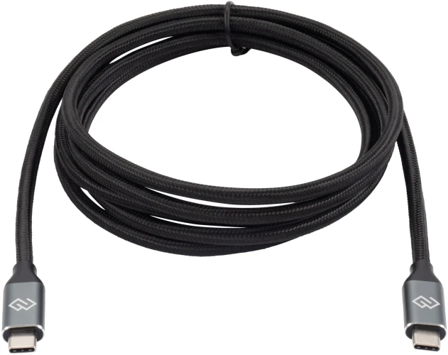 Кабель Digma D-TYPE-C-USB3.2-100W-4K-2M USB Type-C (m)-USB Type-C (m) 2м черный