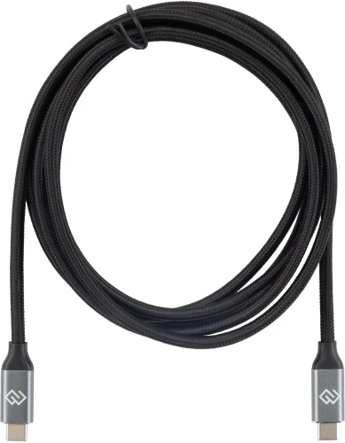 Кабель Digma D-TYPE-C-USB3.2-100W-4K-2M USB Type-C (m)-USB Type-C (m) 2м черный