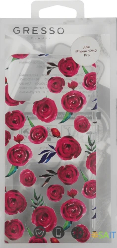 Чехол (клип-кейс) Gresso для Apple iPhone 12/12 Pro Air прозрачный/рисунок (GR17AAAE9075)