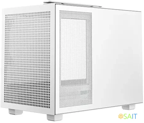 Корпус Deepcool CH160 белый без БП miniITX 7x120mm 1xUSB3.0 audio bott PSU