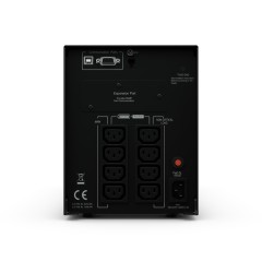 ИБП CyberPower PR1000ELCD, Line-Interactive, 1000VA/900W, 8 IEC-320 С13 розеток, USB&amp;Serial, SNMPslot, LCD дисплей, Black, 0.6х0.35х0.4м., 21кг. CyberPower PR1000ELCD