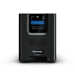 ИБП CyberPower PR1000ELCD, Line-Interactive, 1000VA/900W, 8 IEC-320 С13 розеток, USB&amp;Serial, SNMPslot, LCD дисплей, Black, 0.6х0.35х0.4м., 21кг. CyberPower PR1000ELCD