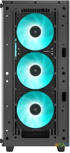 Корпус Deepcool CC560 V2 черный без БП ATX 4x120mm 5x140mm 1xUSB2.0 audio bott PSU