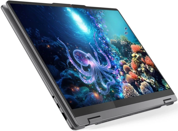 Ноутбук Lenovo Yoga 7 16ILL10 Core Ultra 7 256V 16Gb SSD1Tb Intel Arc 140V 16" OLED Touch 2.8K (2880x1800) без ОС grey WiFi BT Cam (83JT0028RK)