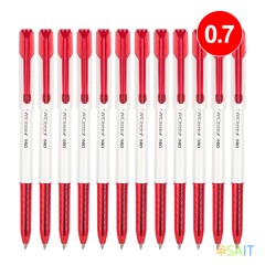 Ручка шариков. Deli Arrow EQ23-RD белый/красный d=0.7мм красн. черн. (1шт)