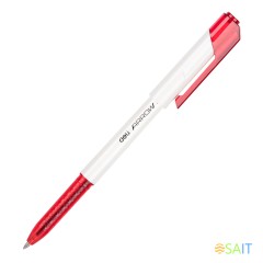 Ручка шариков. Deli Arrow EQ23-RD белый/красный d=0.7мм красн. черн. (1шт)