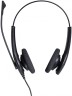 Наушники с микрофоном Jabra BIZ 1500 Duo QD черный 0.95м накладные оголовье (1519-0154)