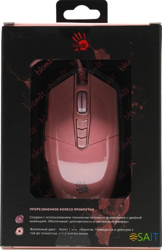 Мышь A4Tech Bloody P91s розовый оптическая 8000dpi USB 8but (P91S PINK ACTIVATED)