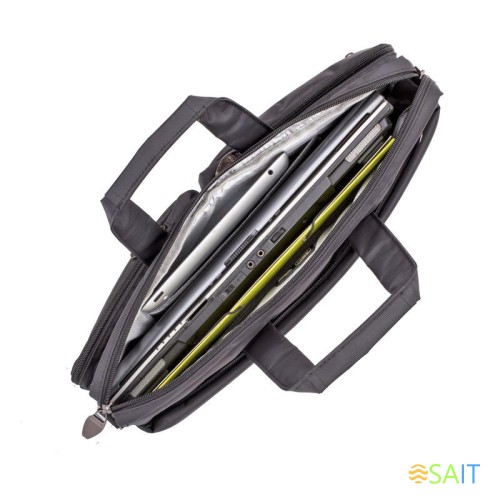 Сумка для ноутбука 16" Riva 8530 черный полиэстер