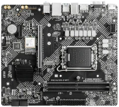 Материнская плата MSI PRO H610M-G WIFI Soc-1700 Intel H610 2xDDR5 mATX AC`97 8ch(7.1) GbLAN+VGA+HDMI+DP