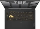 Ноутбук Asus TUF Gaming F17 FX707VJ-HX006 Core 5 210H 16Gb SSD512Gb NVIDIA GeForce RTX 3050 6Gb 17.3" IPS FHD (1920x1080) без ОС grey WiFi BT Cam (90NR0MY5-M00060)