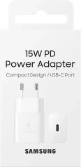 Сетевое зар./устр. Samsung EP-T1510 2A (PD) USB-C Samsung белый (EP-T1510XWEGEU)