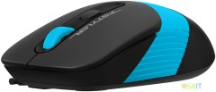 Мышь A4Tech Fstyler FM10S черный/синий оптическая 1600dpi silent USB 3but (FM10S USB BLUE)