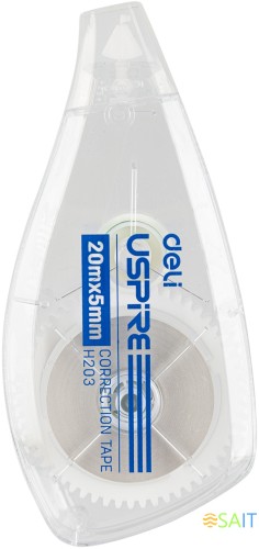 Лента коррект. Deli EH20301 20мх5мм белый