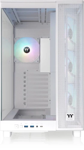 Корпус Thermaltake View 380 XL TG ARGB белый без БП ATX 5x120mm 2x140mm 2xUSB3.0 audio bott PSU