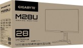 Монитор Gigabyte 28" M28U черный IPS LED 1ms 16:9 HDMI M/M матовая HAS 300cd 178гр/178гр 3840x2160 144Hz FreeSync DP 4K USB 6.93кг
