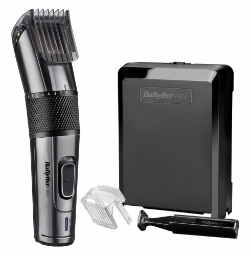 Машинка для стрижки Babyliss E978E черный (насадок в компл:2шт)