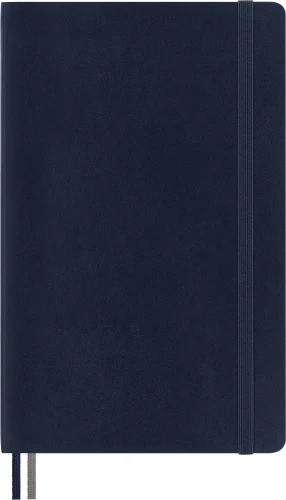 Блокнот Moleskine CLASSIC SOFT EXPENDED QP616EXPB20 Large 130х210мм 400стр. линейка мягкая обложка синий сапфир
