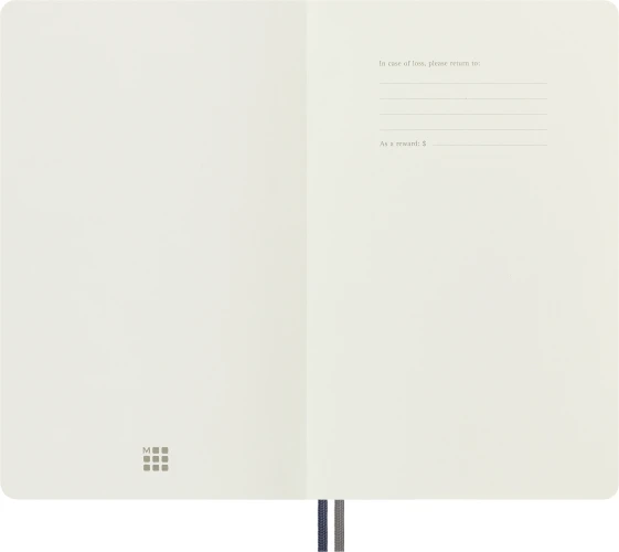 Блокнот Moleskine CLASSIC SOFT EXPENDED QP616EXPB20 Large 130х210мм 400стр. линейка мягкая обложка синий сапфир