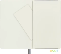 Блокнот Moleskine CLASSIC SOFT EXPENDED QP616EXPB20 Large 130х210мм 400стр. линейка мягкая обложка синий сапфир