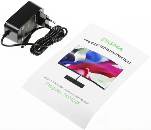 Монитор Digma 23.8" Progress 24P402F черный IPS LED 5ms 16:9 HDMI M/M матовая 250cd 178гр/178гр 1920x1080 100Hz G-Sync DP FHD 3.0кг