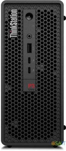 ПК Lenovo ThinkStation P3 Ultra SFF i7 13700K (3.4) 32Gb SSD1Tb UHDG 770 Windows 11 Pro 64 2.5xGbitEth+1xGbitEth 300W мышь клавиатура черный (30HBS64A00)