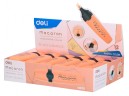 Текстовыделитель Deli EU356-OR Macaron скошенный пиш. наконечник 1-5мм персиковый