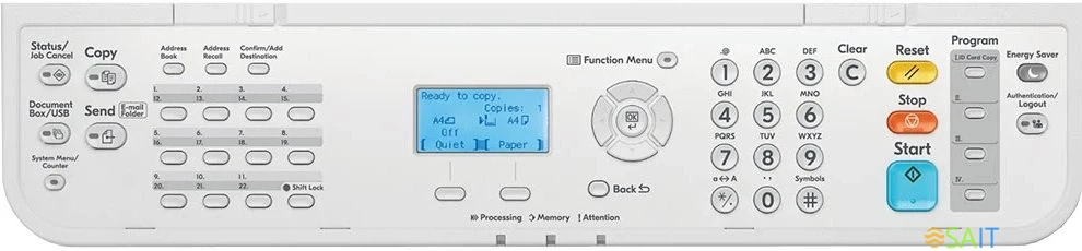 МФУ лазерный Kyocera Ecosys MA4500fx (110C123NL0) A4 Duplex белый