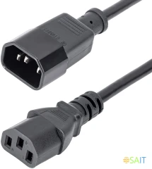 Кабель-удлинитель Premier IEC C13 IEC C14 1.5м (PCB5284(0.5)-1.5)