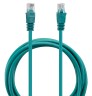 Патч-корд Buro UTP-5E-2M-GR UTP 4 пары cat.5E CCA molded 2м зеленый RJ-45 (m)-RJ-45 (m)
