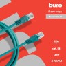 Патч-корд Buro UTP-5E-2M-GR UTP 4 пары cat.5E CCA molded 2м зеленый RJ-45 (m)-RJ-45 (m)