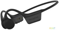 Гарнитура накладные Creative Outlier Free Mini черный беспроводные bluetooth шейный обод (51EF1130AA000)