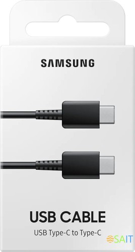 Кабель Samsung EP-DA705BBRGRU USB Type-C (m)-USB Type-C (m) 1м черный (упак.:1шт)