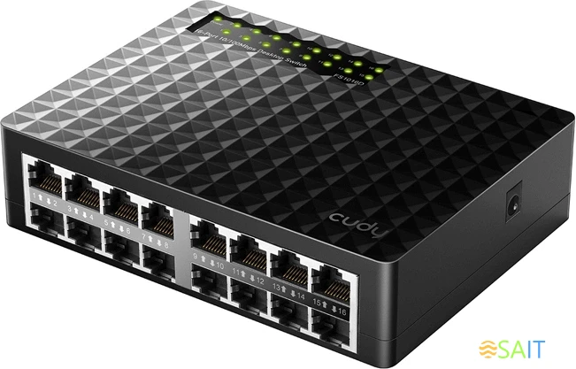 Коммутатор Cudy FS1016D (L2) 16x100Мбит/с неуправляемый