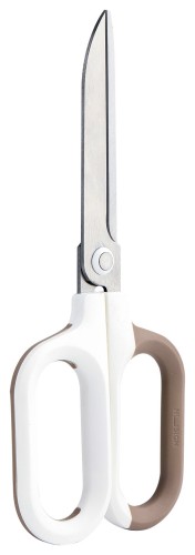 Ножницы Deli ENS056-WT Nusign офисные 145мм титановое покрытие сталь белый (упак.:1шт) блистер