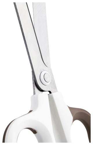 Ножницы Deli ENS056-WT Nusign офисные 145мм титановое покрытие сталь белый (упак.:1шт) блистер