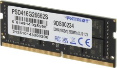 Память DDR4 16Gb 2666MHz Patriot PSD416G26662S Signature RTL PC4-21300 CL19 SO-DIMM 260-pin 1.2В dual rank Ret