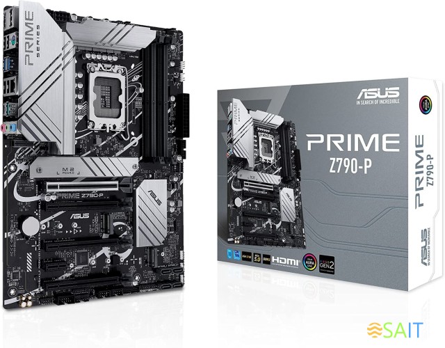 Материнская плата Asus PRIME Z790-P Soc-1700 Intel Z790 4xDDR5 ATX AC`97 8ch(7.1) 2.5Gg RAID+HDMI+DP