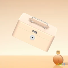 Ящик для денег Deli ET502 9x20x16 бежевый