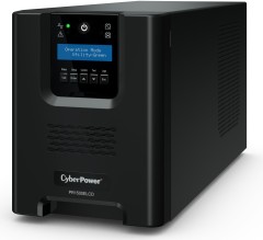 ИБП CyberPower PR1500ELCD, Line-Interactive, 1500VA/1350W, 8 IEC-320 С13 розеток, USB&amp;Serial, SNMPslot, LCD дисплей, Black, 0.5х0.3х0.35м., 28.3кг. CyberPower PR1500ELCD