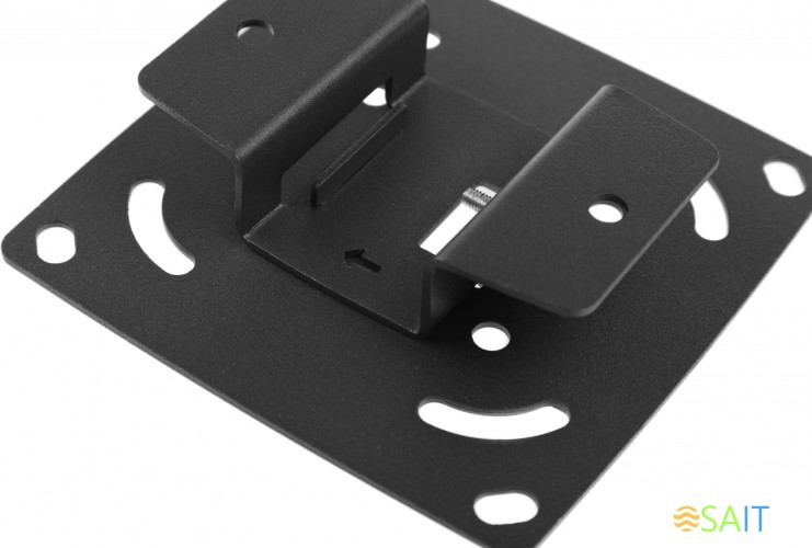 Кронштейн для телевизора Kromax OPTIMA-100 черный 10"-28" макс.25кг настенный фиксированный