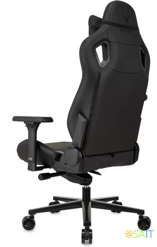 Кресло игровое Knight Craft черный эко.кожа с подголов. крестов. металл
