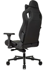 Кресло игровое Knight Craft черный эко.кожа с подголов. крестов. металл