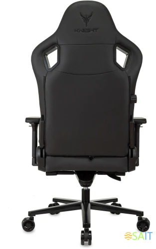 Кресло игровое Knight Craft черный эко.кожа с подголов. крестов. металл